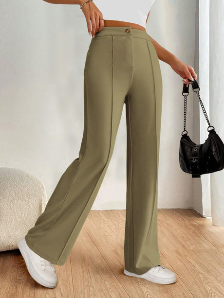 High Waist Wide Leg Pants | Hanalas