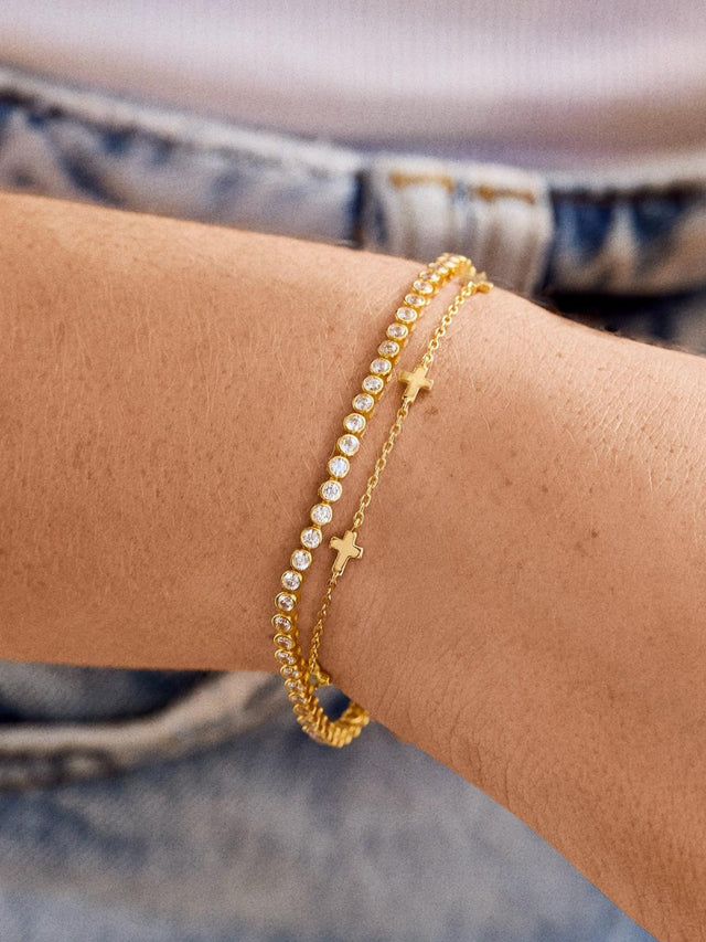 18K Gold-Plated Titanium Steel Bracelet | Hanalas