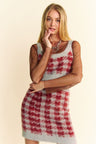 Davi & Dani Scoop Neck Wide Strap Top and Skirt Sweater Set | Hanalas