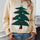 Christmas Tree Round Neck Raglan Sleeve Sweater | Hanalas