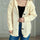 Cable-Knit Long Sleeve Hooded Cardigan Trendsi Hanalas