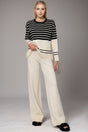 Basic Bae Striped Round Neck Long Sleeve Top and Pants Sweater Set Trendsi Hanalas