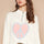 POL Cable-Knit Peace Patch Dropped Shoulder Sweater | Hanalas