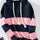 Drawstring Contrast Stripe Dropped Shoulder Hooded Sweater Trendsi Hanalas