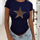 Devine Star Round Neck Short Sleeve T-Shirt | Hanalas