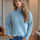 Cable-Knit Mock Neck Dropped Shoulder Sweater | Hanalas