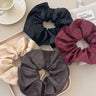 4 Piece PU Leather Elastic Hair Scrunchy Trendsi Hanalas