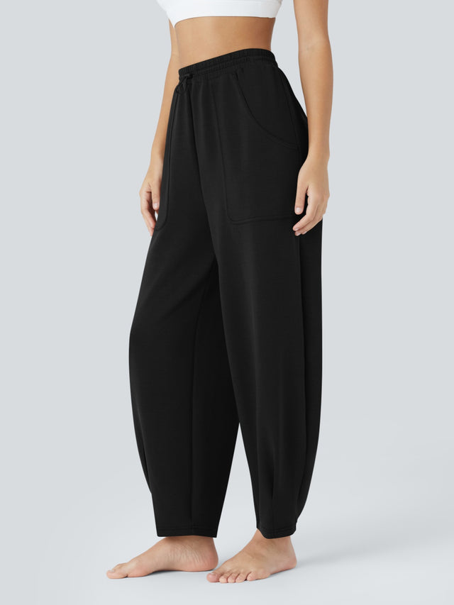 Lovelet Drawstring Pants with Pockets | Hanalas