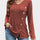 V-Neck Long Sleeve T-Shirt | Hanalas