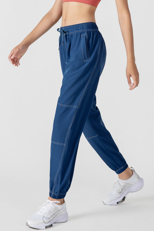 Basic Bae Drawstring Joggers with Pockets | Hanalas