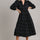 Umgee Full Size Solid Dotted Jacquard Midi Dress Plus Size | Hanalas