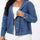 Button Up Hooded Denim Top Trendsi Hanalas