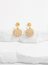 18K Gold-Plated 925 Sterling Silver Star Shape Earrings