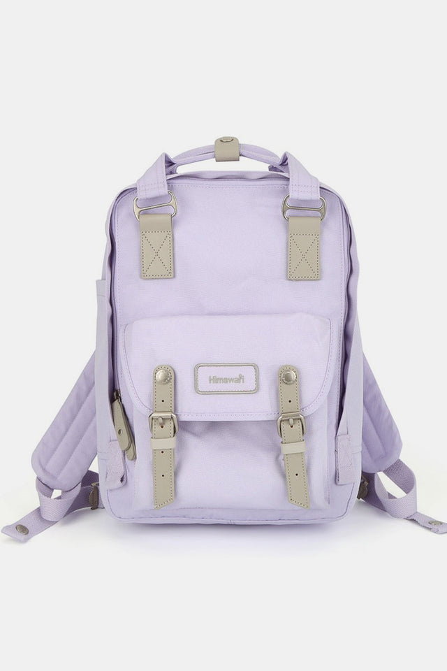 Himawari Contrast Water and Scratch-Resistant Nylon Backpack Bag Trendsi Hanalas