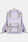 Himawari Contrast Water and Scratch-Resistant Nylon Backpack Bag Trendsi Hanalas