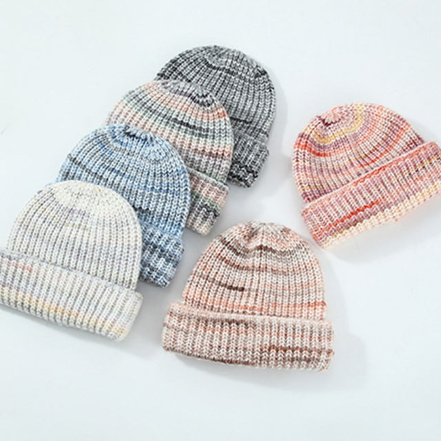 Thermal Contrast Knit Hat | Hanalas