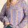 Confetti V-Neck Long Sleeve Sweater | Hanalas