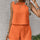 Round Neck Sleeveless Top and Shorts Set | Hanalas