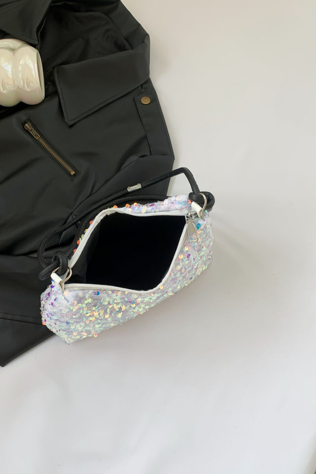 Sequin Double Strap Shoulder Bag | Hanalas