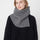 Slit Pullover Knit Scarf | Hanalas