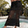 Tied Hollow Out Cover-Up Skirt | Hanalas
