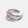 Stainless Steel Double-Layered Ring Trendsi Hanalas