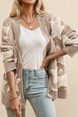 Sherpa Star V-Neck Cardigan with Pockets | Hanalas