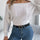 Cable Knit Off-Shoulder Long Sleeve Sweater Trendsi Hanalas