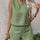 Round Neck Sleeveless Top and Shorts Set | Hanalas