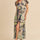 Aemi + Co Lace Detail Slit Geometric Print Short Sleeve Maxi Dress | Hanalas
