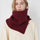 Slit Pullover Knit Scarf | Hanalas