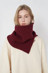 Slit Pullover Knit Scarf | Hanalas