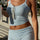 Lace Detail Scoop Neck Cami and Shorts Set | Hanalas