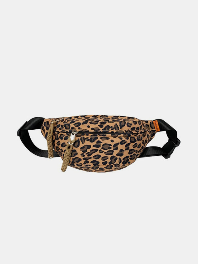 Leopard Nylon Crossbody Bag Trendsi Hanalas