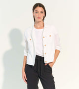 Linen Jacket - White