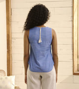 Tessa Tank Top - Chambray