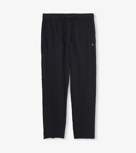 Ally Bonded Gauze Joggers - Black