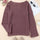 purple Waffle Knit Loose Long Sleeve Top Hanalas Hanalas